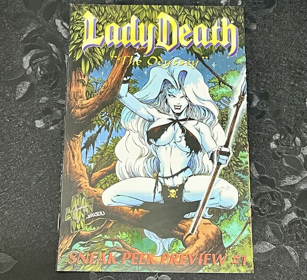 Lady Death The Odyssey Sneek Peek Preview # 1 April 1996 Chaos! Comics